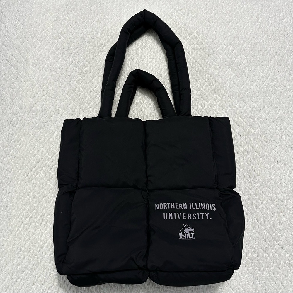 Northern Illinois University Huskies Black Tote Book Bag